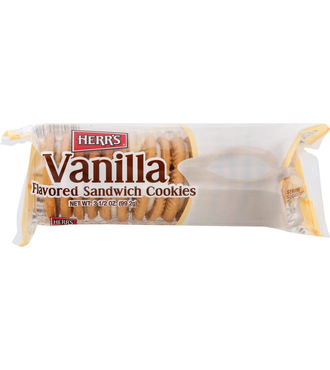 Herrs Vanilla Sandwich Cookies 3.5oz