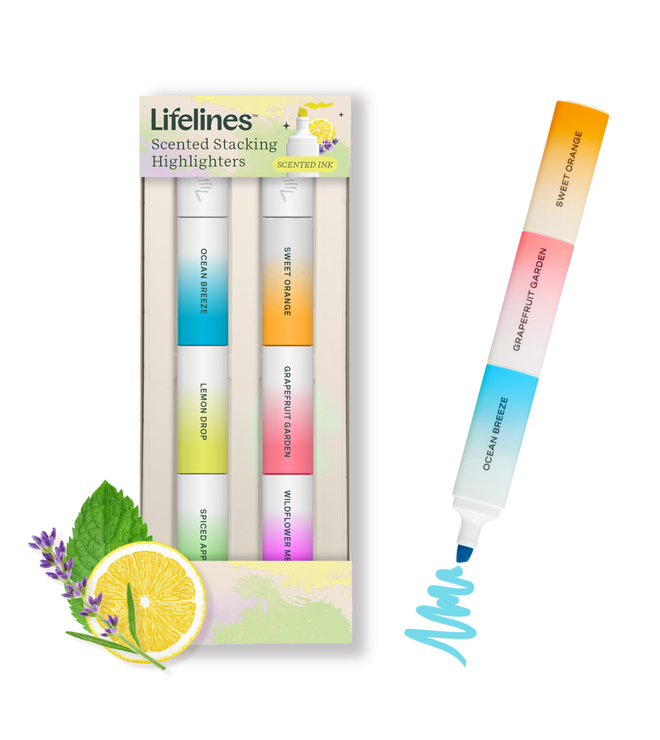 Scented Stacking Highlighters, 2- Pack