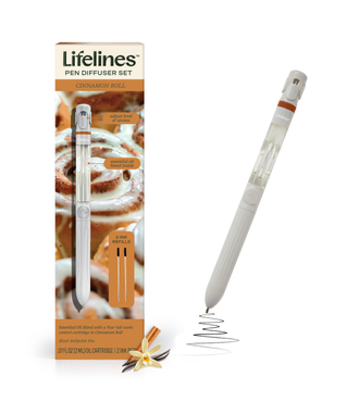 Lifelines Yummy Pen Diffuser wEssential Oil Blends-Cinnamon Roll