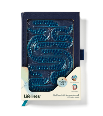 Lifelines Find Your Path Sensory Journal wTactile Cover Emboss Paper