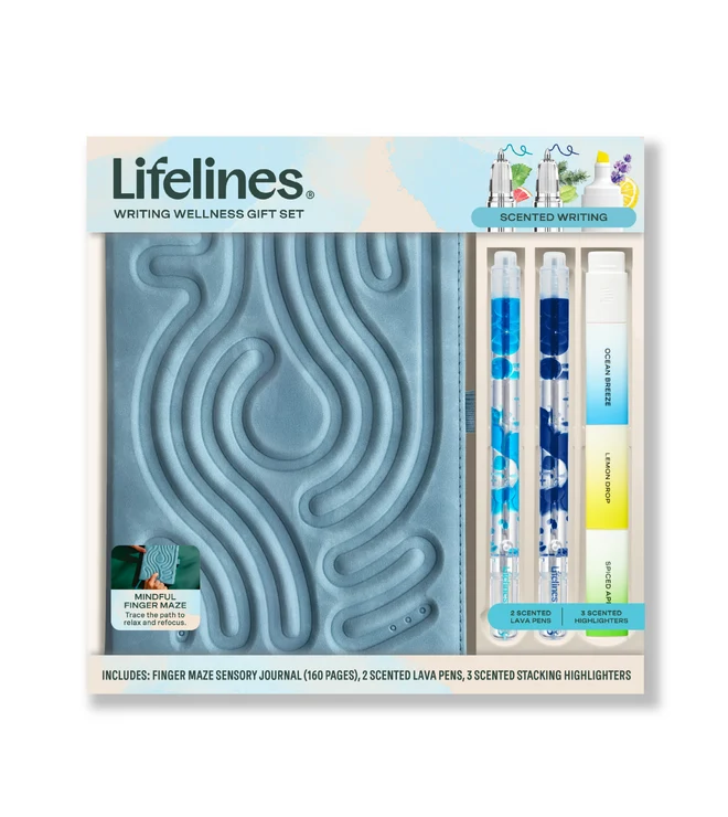 Writing Bundle [2x Lava Pen / Maze /  Highlighter] - Blue