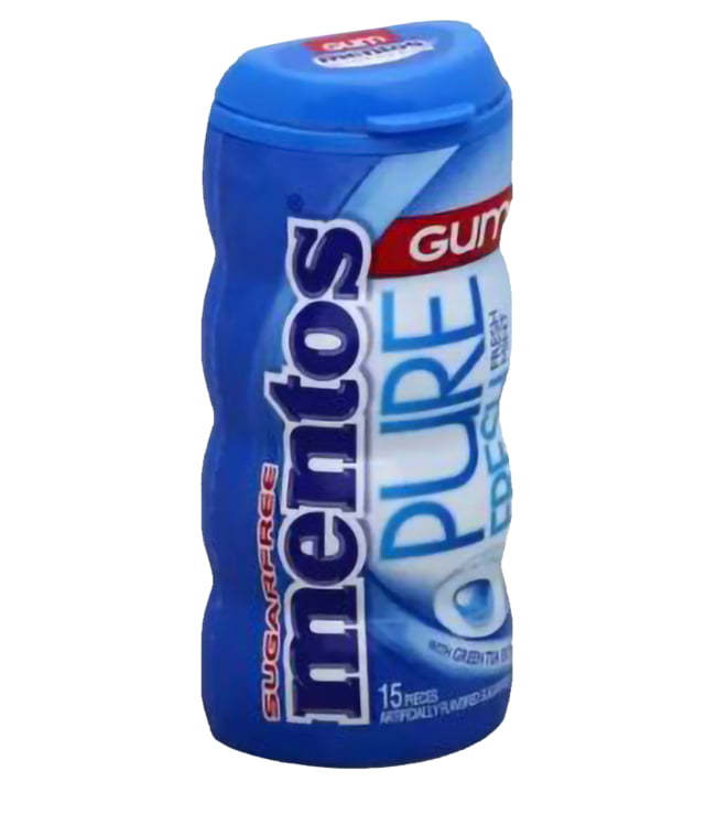 MENTOS PURE FRSH S/F GUM MINT D