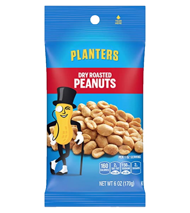 PLANTERS PEANUTS DRY ROASTED