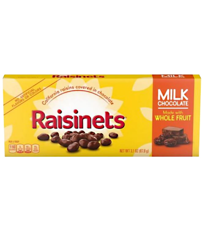 RAISINETS CONCESSION BOX 3.1OZ