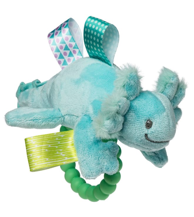 Taggies Fizzy Axolotl Teether Rattle - Aqua