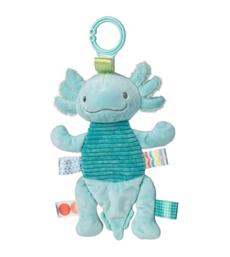 Taggies Axolotl Crinkie Aqua