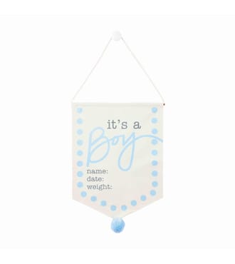 BOY NEW BABY CANVAS SIGN