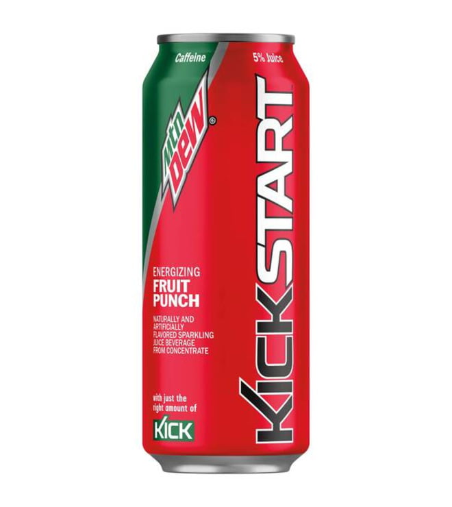 Mountain Dew Kickstart Fruit Punch - Can - 16 fl. oz.