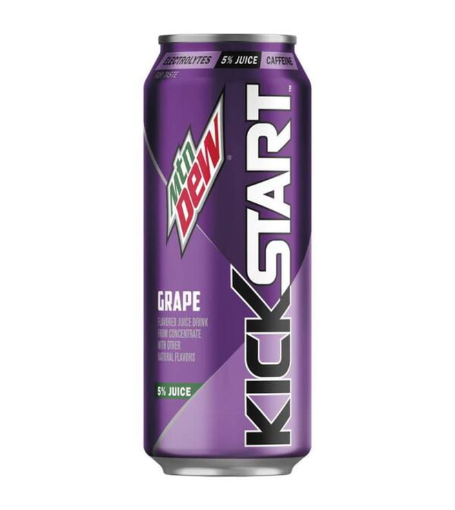 Mountain Dew Kickstart Midnight Grape - Can - 16 fl oz