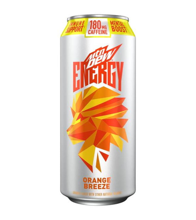 Mtn Dew Energy Orange Breeze 16oz Can