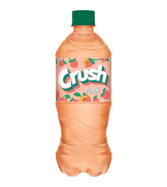 Crush Peach Soda - Bottle - 20 fl oz