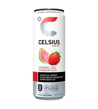 Celsius Sparkling Strawberry Guava 12 oz