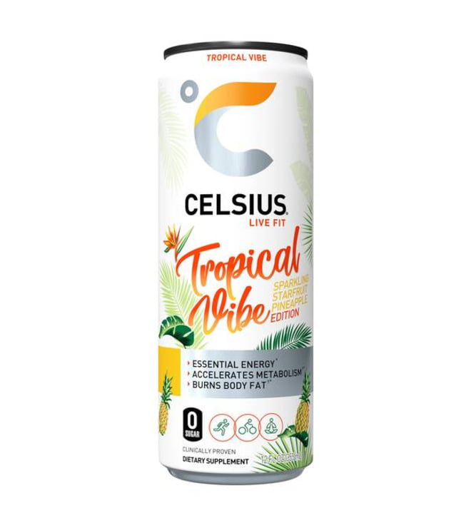 Celsius Sparkling Tropical Vibe 12 oz