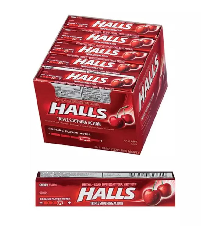 Halls Cough Drops - Cherry