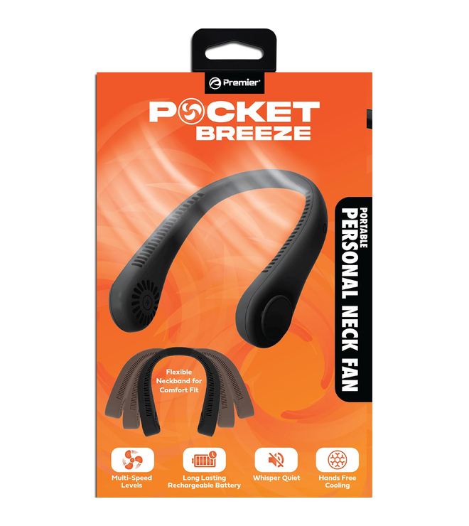 Premier Neck Fan  Black