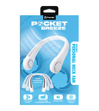 Premier Neck Fan   White