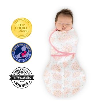 Omni Swaddle Sack with Arms Up Sleeves, Heavenly Floral, Small