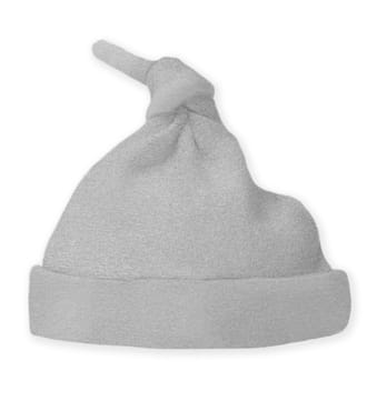Knotted Hat, Heathered Gray, Small