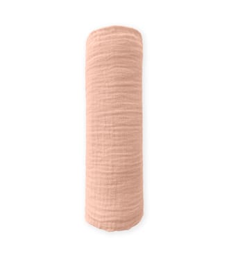 Muslin Swaddle Blanket - Earthtone - Peach