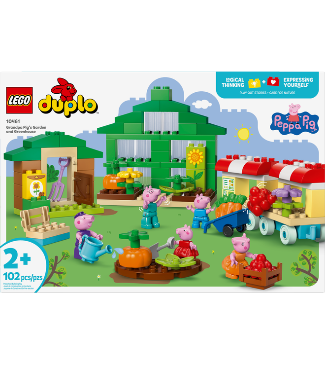 Lego Grandpa Pig'S Garden And Greenhouse
