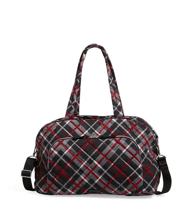 Weekender Travel Bag : Paris Plaid