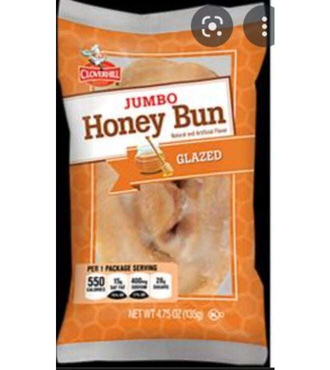 Cloverhill Honey Bun Jumbo Glazed FOA