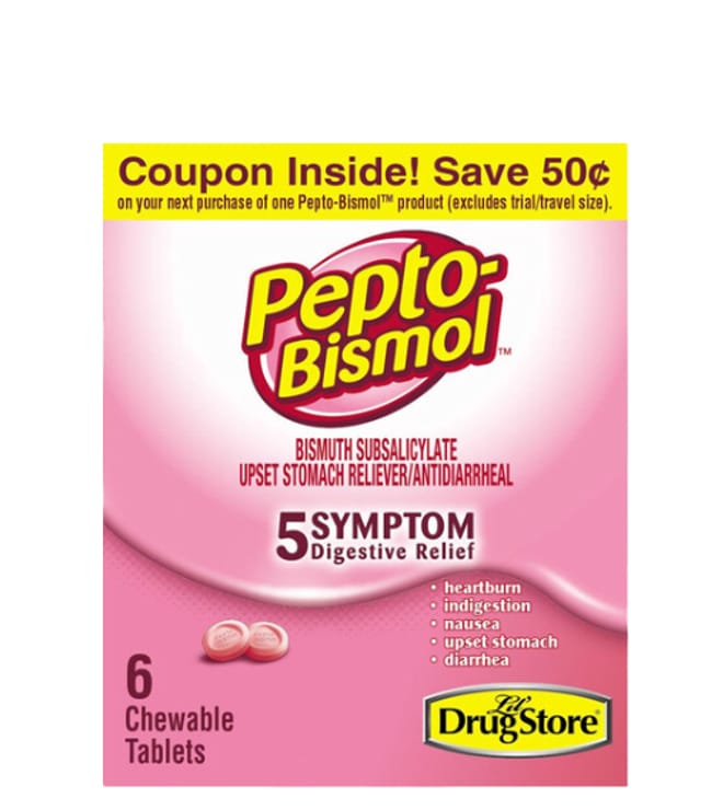 PEPTO BISMOL Chewables 6 count