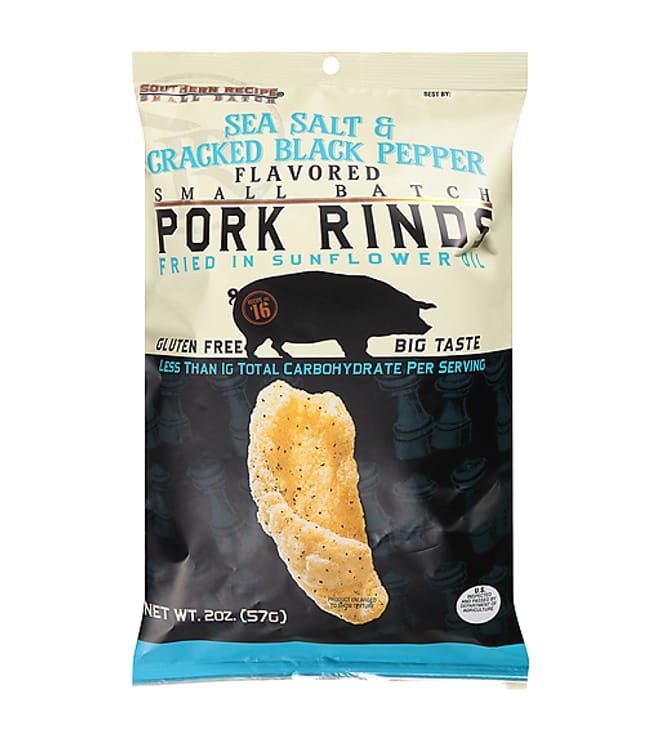 Southern Receipe Pork Rinds Cracked Pepper 2Oz