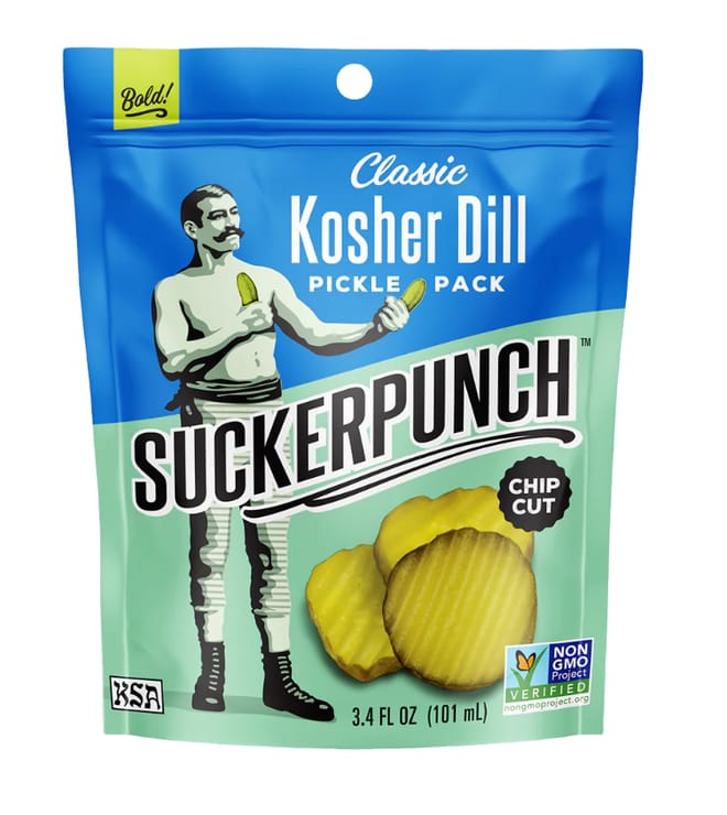 Sucker Punch Classic DillPickle Chips 3.4oz