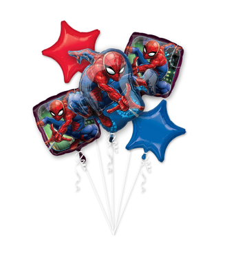 Spider-Man 5-Piece Foil Balloon Bouquet