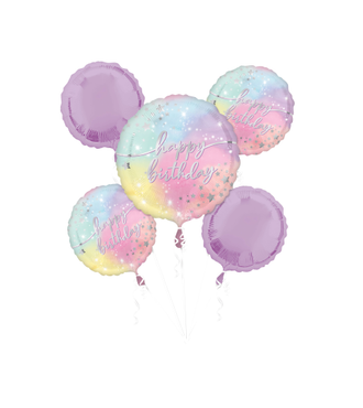 Luminous Birthday Foil Balloon Bouquet