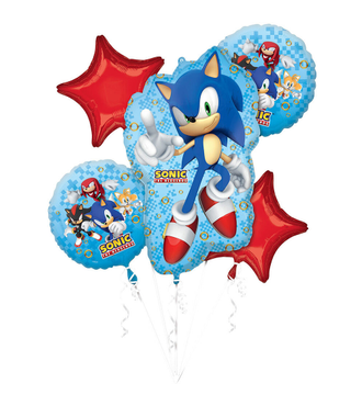 Sonic the Hedgehog Foil Balloon Bouquet
