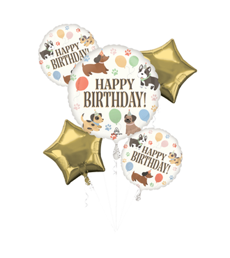 Pawsome Party Foil Balloon Bouquet