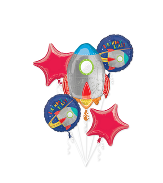 Birthday Blast Foil Balloon Bouquet