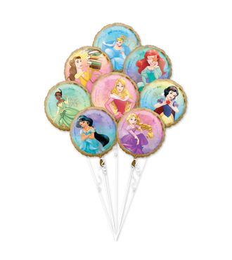 Disney® Princess Once Upon a Time 8-Piece Foil Balloon Bouquet