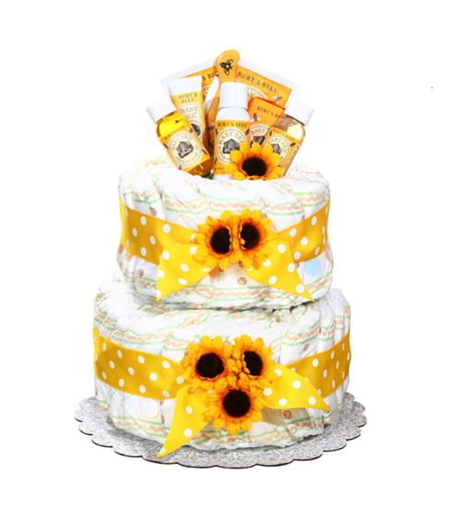 Burts Bee's Diaper Cake
